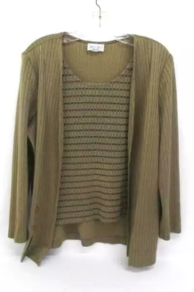 Lot of 2 Women's Size 12 Tops Dress Savvy NY & Kathie Lee Blouse Pre-Owned