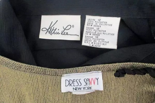 Lot of 2 Women's Size 12 Tops Dress Savvy NY & Kathie Lee Blouse Pre-Owned