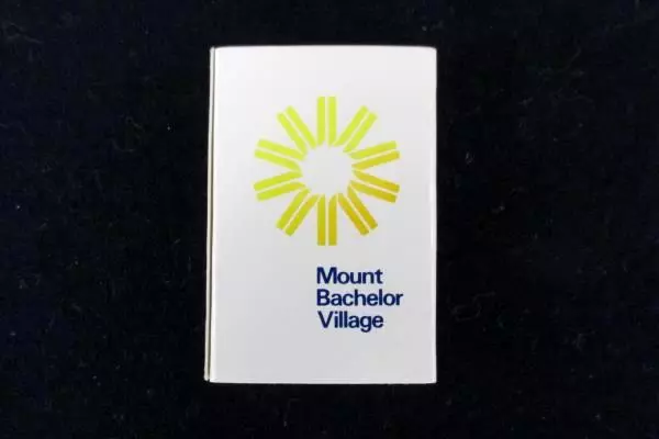 Vintage Mount Bachelor Village Resort Matchbook - Unused Collectible Item