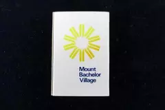 Vintage Mount Bachelor Village Resort Matchbook - Unused Collectible Item
