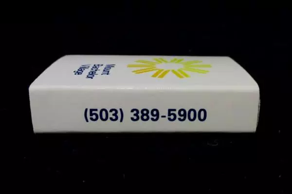 Vintage Mount Bachelor Village Resort Matchbook - Unused Collectible Item