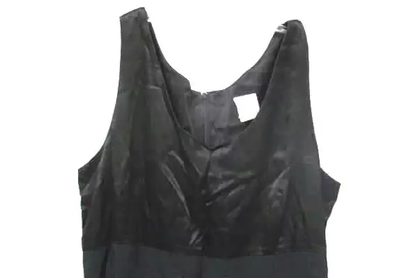 Hampton Nites Women's Long Black Formal Dress W/ Matching Cover Size 13/14