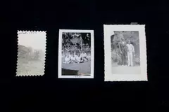 Lot of 3 Vintage 1930s Black & White Family Photos Antique Collectibles