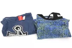 Lot of 2 Girls Youth Tops Xhilaration D-Signed Sz M & L Long Sleeve 3/4 Sleeve