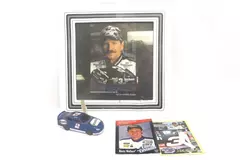 Lot of NASCAR Memorabilia Dale Earnhardt Framed Photo & Rusty Wallace Car