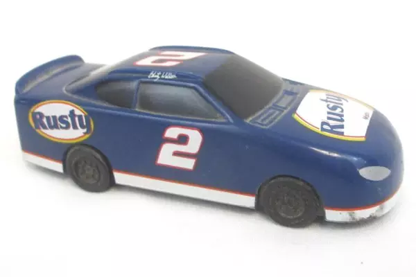 Lot of NASCAR Memorabilia Dale Earnhardt Framed Photo & Rusty Wallace Car