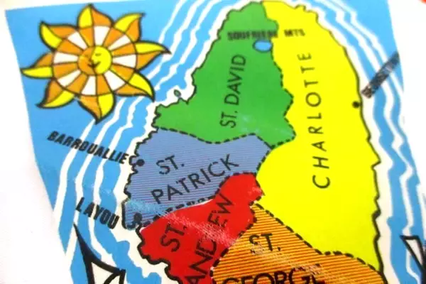 Vintage 1950s St. Vincent Statehood Day Pennant Oct 27, 1969 Rare Collectible