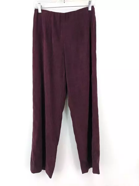 J JILL New Microsuede Pants Port High Waist Stretch Trousers Sz 6 with Tags