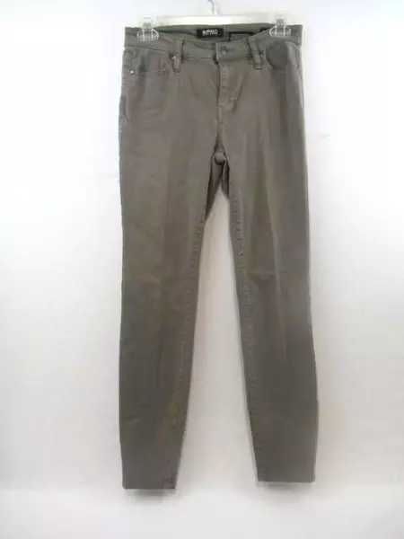 Buffalo David Bitton Avalon Jean Pants Greenish Gray Skinny Stretch Women's 2/26