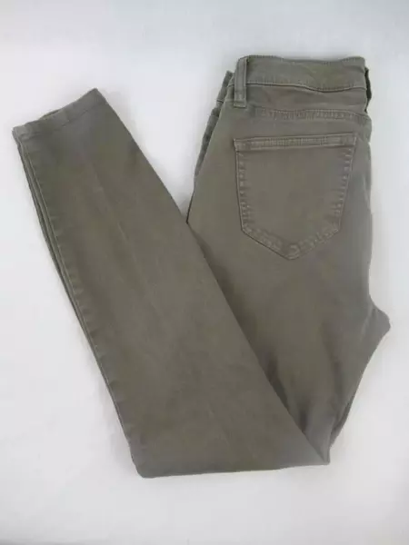Buffalo David Bitton Avalon Jean Pants Greenish Gray Skinny Stretch Women's 2/26