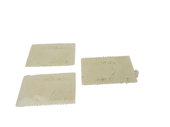 Lot of 3 Used 1931 Canal Zone 5 Cents Air Mail Stamps Scott C7 Collection