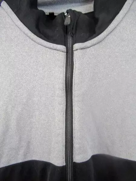 Adidas Climawarm 1/4 Zip Jacket Men's Size Small Black Gray Polyester Fleece