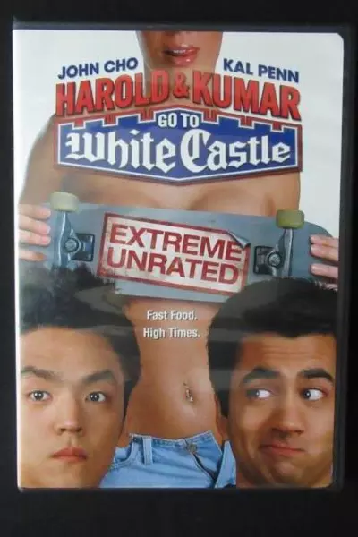 Harold & Kumar Go To White Castle DVD Extreme Unrated Comedy - Good Condition