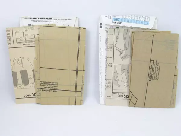 Lot of 2 Vintage Butterick Size 8 Sewing Patterns for Blouse & Skirt