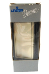 New Leviton 5601-2AS Almond Decora Rocker Light Switch 15A Single Pole