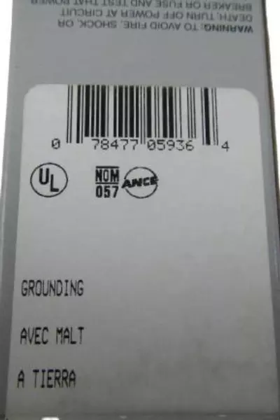 New Leviton 5601-2AS Almond Decora Rocker Light Switch 15A Single Pole