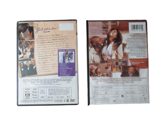 Lot of 2 Romance DVDs The Best Man & Not Easily Broken Taye Diggs