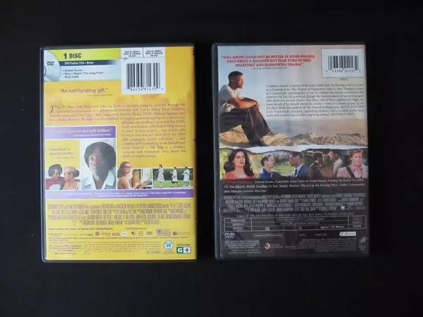 Lot of 2 DVDs: Seven Pounds & The Help - Will Smith, Viola Davis, Emma Stone