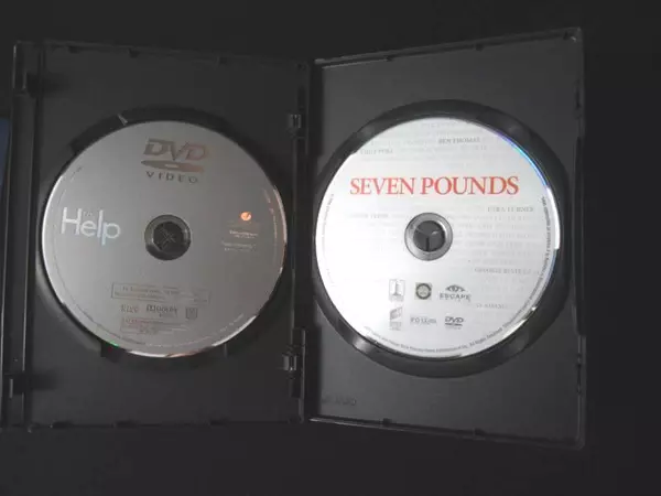 Lot of 2 DVDs: Seven Pounds & The Help - Will Smith, Viola Davis, Emma Stone