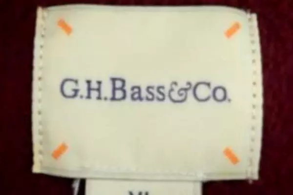 GH Bass And Co Burgundy Fleece Zip Sweater Men's Size Large Collared