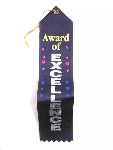 Lot of 5 Diploma Mill Inc Purple Excellence Ribbons 2x8 USA