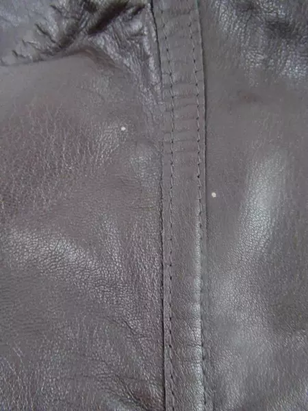 Provence D'Amour Jacket Coat Leather Lined Women's Size L Chocolate Brown