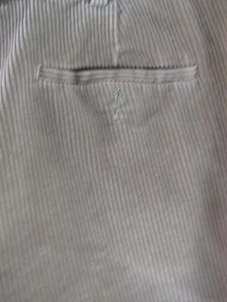 Lands' End Men's 34 Tan Corduroy Pants Tailored Fit Good Condition