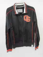Nike Oregon State Jacket Coat OSU Beavers Black Orange Full Zip Men's Size Small