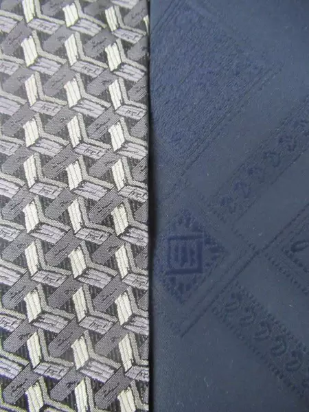 Lot of 3 Neckties Kenneth Cole Reaction Alfani Uomo Wemlon Wembley Multicolor