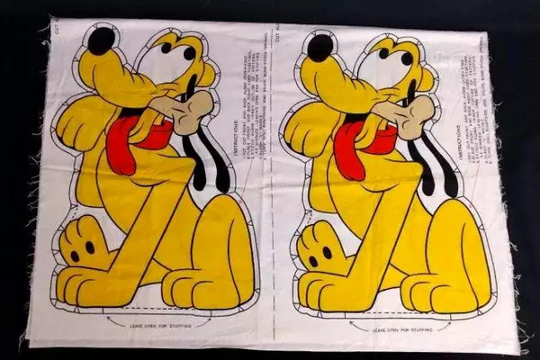 Vtg Walt Disney Pluto The Dog Sewing Pattern - Plush Stuffed Animal Craft