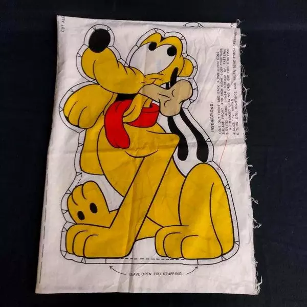 Vtg Walt Disney Pluto The Dog Sewing Pattern - Plush Stuffed Animal Craft