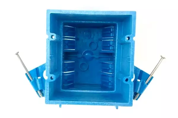 Carlon Super Blue 2-Gang Thermoplastic Electrical Outlet Box BH235A