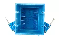 Carlon Super Blue 2-Gang Thermoplastic Electrical Outlet Box BH235A