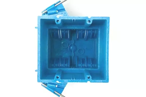 Carlon Super Blue 2-Gang Thermoplastic Electrical Outlet Box BH235A