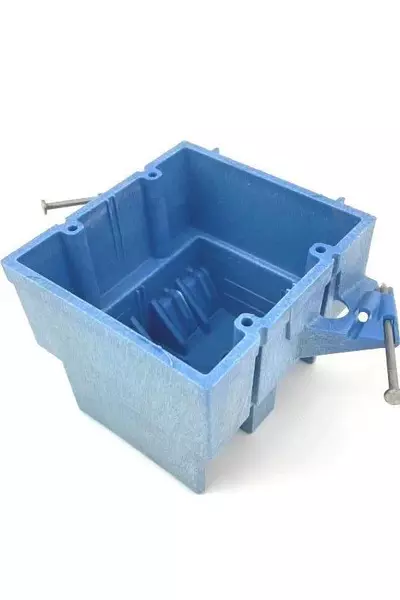 Carlon Super Blue 2-Gang Thermoplastic Electrical Outlet Box BH235A