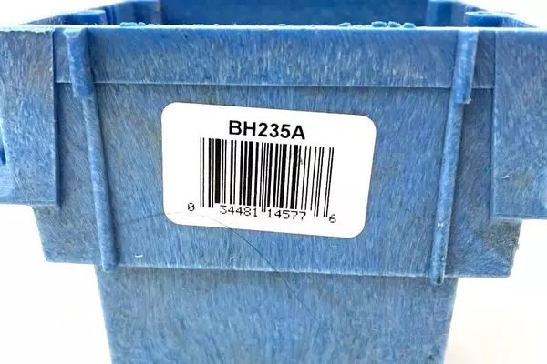 Carlon Super Blue 2-Gang Thermoplastic Electrical Outlet Box BH235A