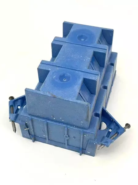 Carlon BH353A 3 Gang Switch & Outlet Box - Durable PVC, Great Condition