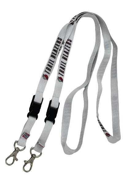 Lot Of 2 Portland Trail Blazers NBA Basketball Keychain Lanyards White Red Black