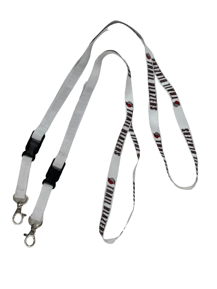 Lot Of 2 Portland Trail Blazers NBA Basketball Keychain Lanyards White Red Black
