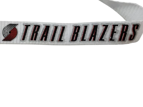 Lot Of 2 Portland Trail Blazers NBA Basketball Keychain Lanyards White Red Black