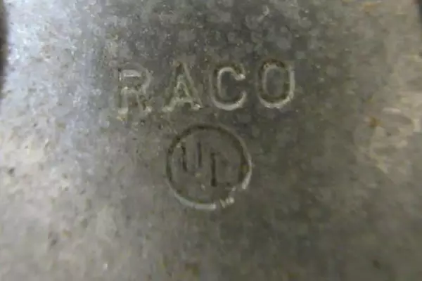 Lot of 2 Hubbell Raco Metal Octagonal Electrical Boxes, New Work