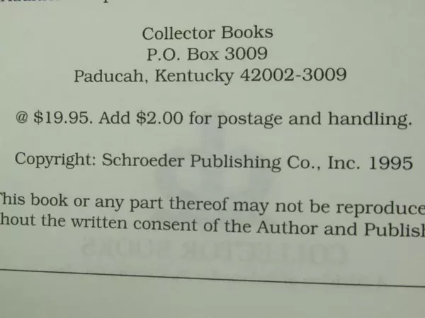 Huxford's Old Book Value Guide 7th Edition 1995 Hard Cover Collector's Book