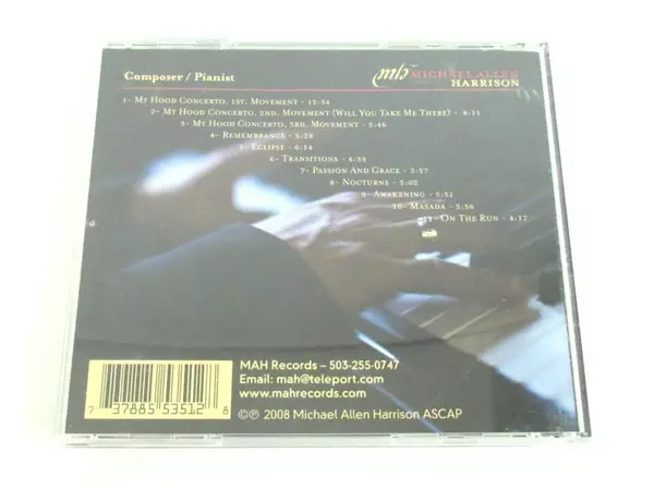 Michael Allen Harrison Signed CD 2008 - Piano Music - Good Condition