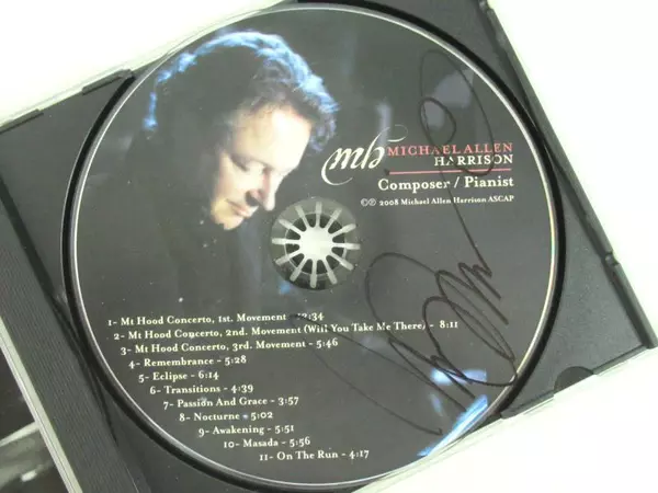 Michael Allen Harrison Signed CD 2008 - Piano Music - Good Condition
