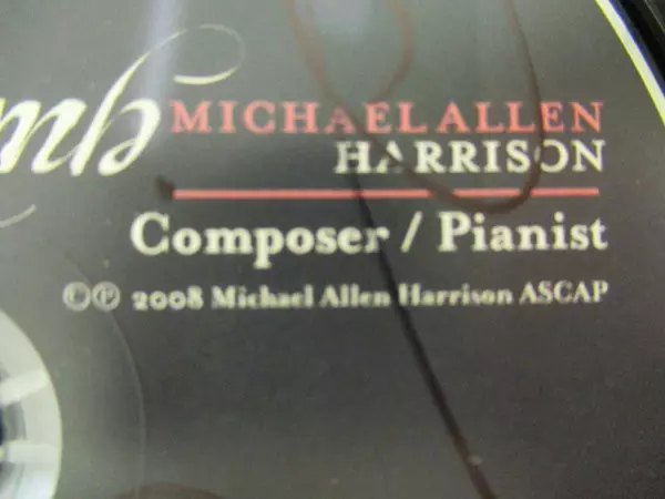 Michael Allen Harrison Signed CD 2008 - Piano Music - Good Condition