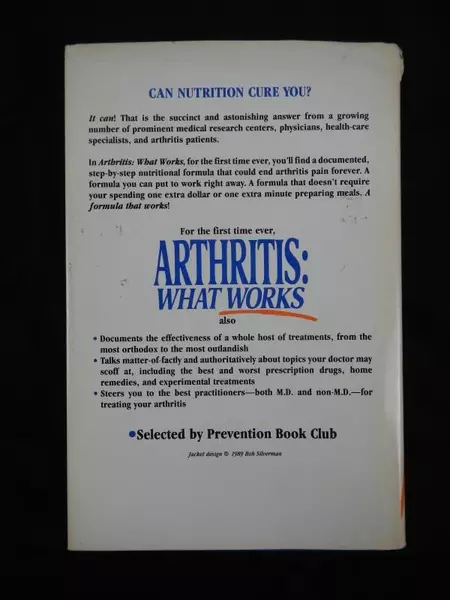 Arthritis: What Works by Sobel & Klein 1989 Hardcover Book with DJ