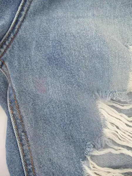 Cello Jeans Light Blue Denim Wash Heavy Distressing Raw Hem Women's Size 11