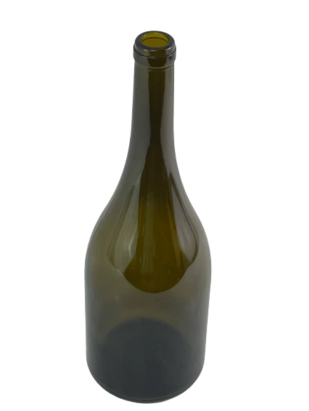 Martin's Lane 1.5L Green Glass Hook Neck Wine Bottle - Crafts Decor