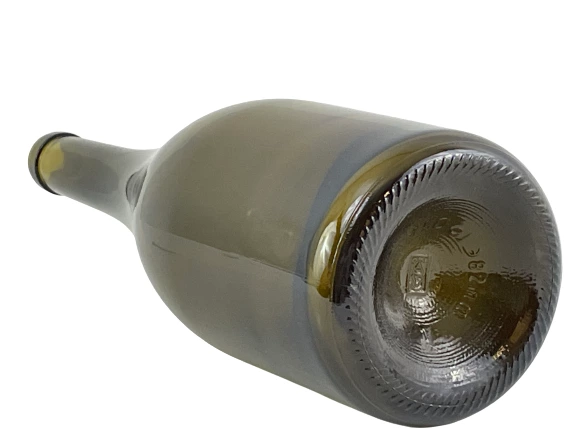 Martin's Lane 1.5L Green Glass Hook Neck Wine Bottle - Crafts Decor