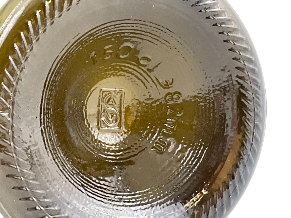 Martin's Lane 1.5L Green Glass Hook Neck Wine Bottle - Crafts Decor